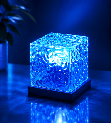 NYXALUNA™ Rotating Ocean Wave Projector Lamp