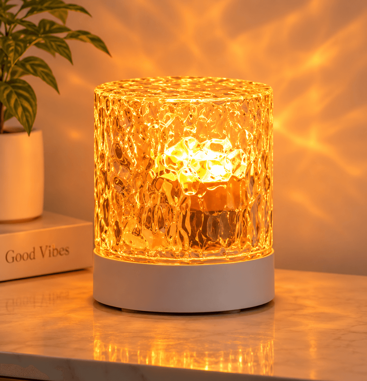 NYXALUNA™ Rotating Ocean Wave Projector Lamp